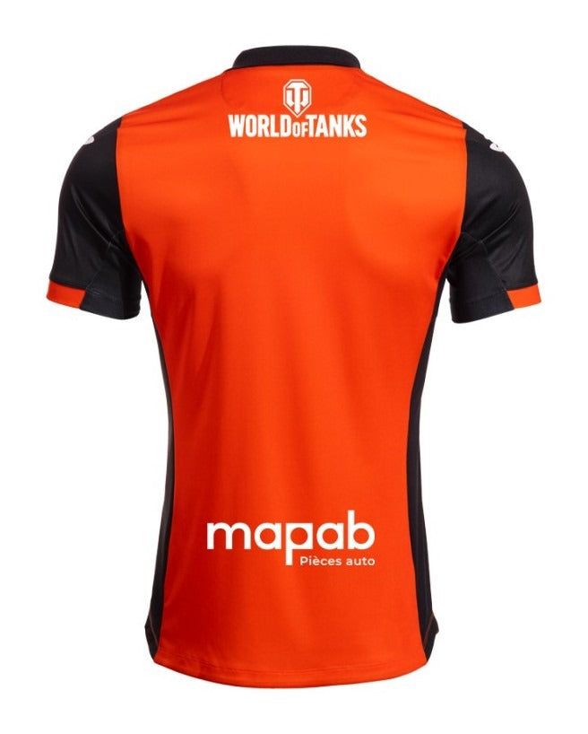 camisola principal FC Lorient temporada 2025 2026 equipamento oficial amarelo e preto