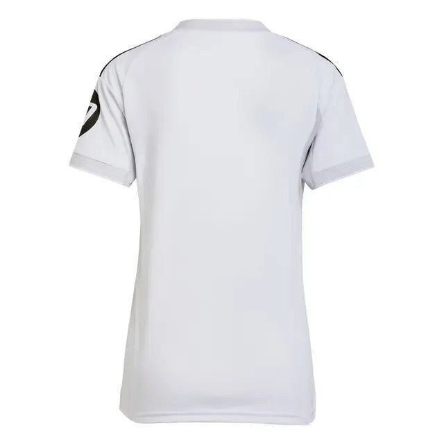 camisola principal mulher Real Madrid época 2025 2026 branco oficial