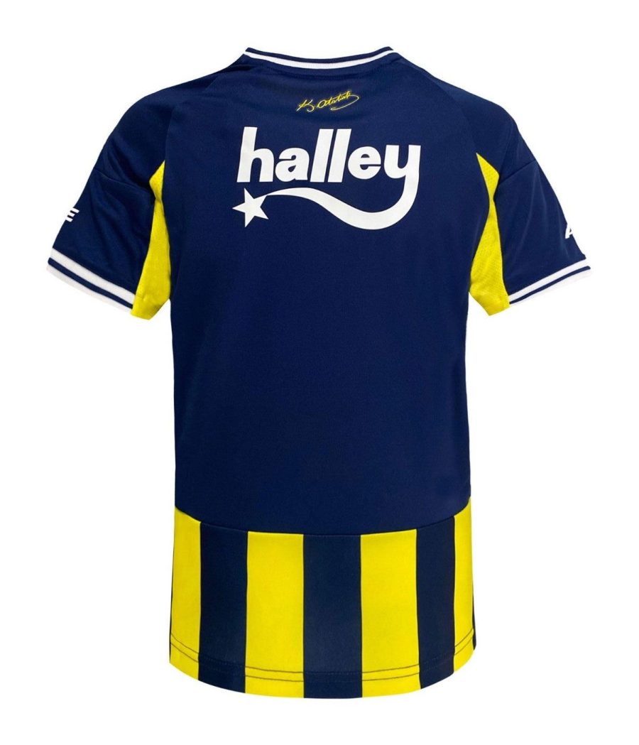 camisola principal Fenerbahçe época 2025 2026 jersey oficial amarelo e azul