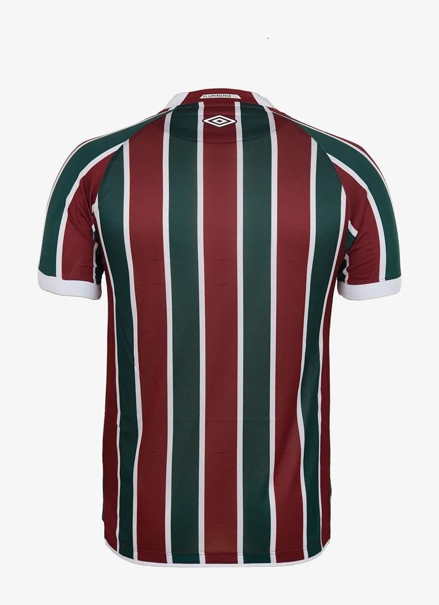 camisola principal Fluminense 2025 jersey oficial tricolor grená verde branco