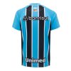 camisola principal Grêmio FBPA 2025 azul preto e branco com emblema oficial