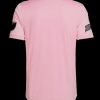 Camisola principal Inter Miami época vinte vinte três vinte vinte quatro rosa para apoiar Messi