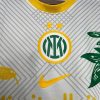 camisola principal Inter Milan edição especial amarelo padrão serpente