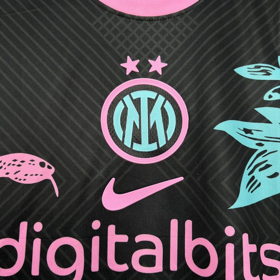 Camisola principal Inter Milan rosa padrão serpente edição especial época 2025 2026