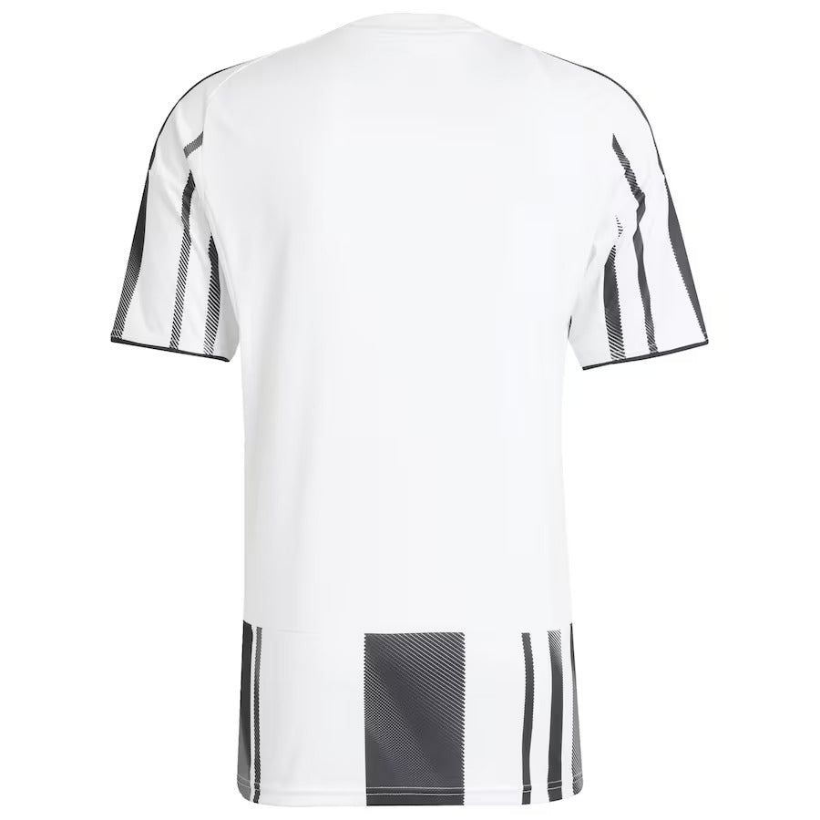 maillot-domicile-juventus-saison-deux-mille-vingt-cinq-deux-mille-vingt-six-tenue-officielle-noir-et-blanc maillot domicile Juventus saison deux mille vingt cinq deux mille vingt six tenue officielle noir et blanc