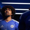 maillot-domicile-leicester-city-saison-deux-mille-vingt-quatre-deux-mille-vingt-cinq-bleu-officiel-premier-league camisola principal Leicester City temporada dois mil vinte quatro dois mil vinte cinco azul oficial Premier League