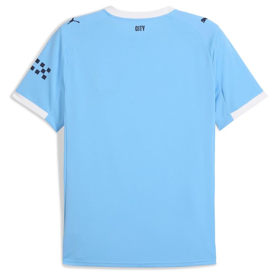 maillot-domicile-manchester-city-saison-2025-2026-couleur-bleu-ciel camisola principal Manchester City época 2025 2026 cor azul céu