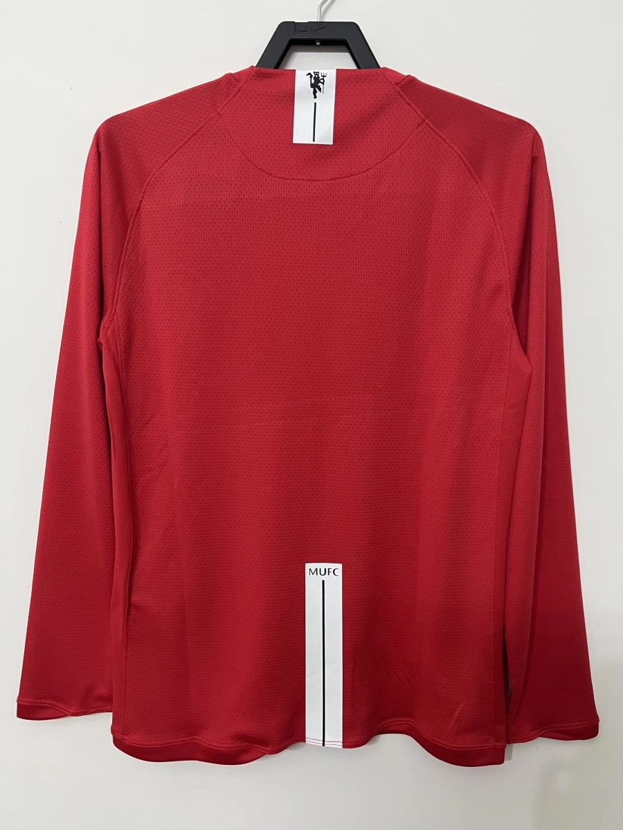 maillot-domicile-manchester-united-manches-longues-saison-2007-2008 Camisola principal Manchester United mangas compridas época 2007 2008
