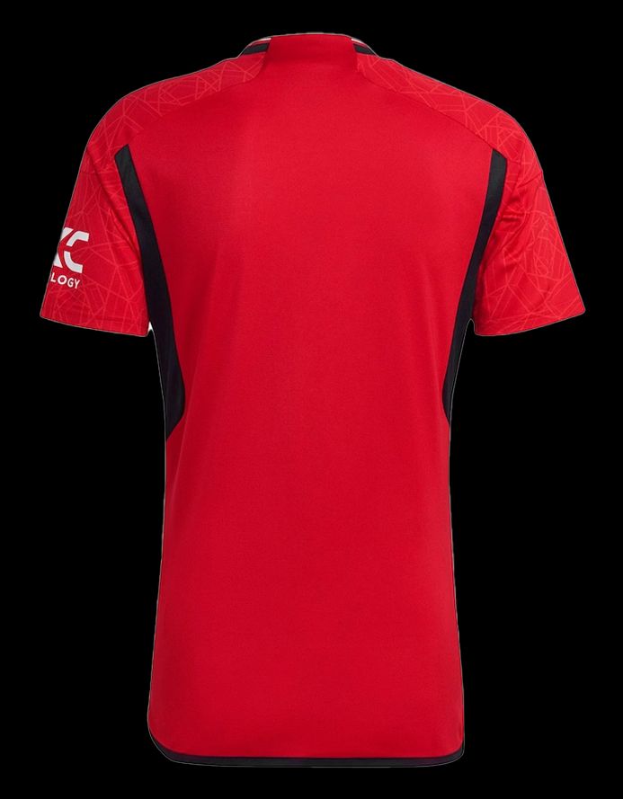 maillot-domicile-manchester-united-saison-2023-2024-couleur-rouge-officiel camisola principal Manchester United temporada 2023 2024 cor vermelha oficial