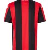 camisola principal OGC Nice temporada 2025 2026 vermelha e preta para adepto do gym