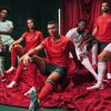 maillot-domicile-portugal-saison-deux-mille-vingt-cinq-rouge-et-vert camisola principal Portugal época dois mil e vinte e cinco vermelha e verde