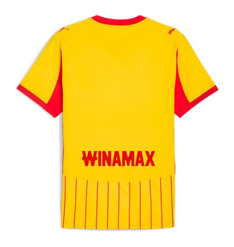 camisola principal RC Lens época 2025 2026 jersey oficial futebol