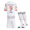 camisola criança Bayern Munich alternativa época 2025 2026 com calção e meias