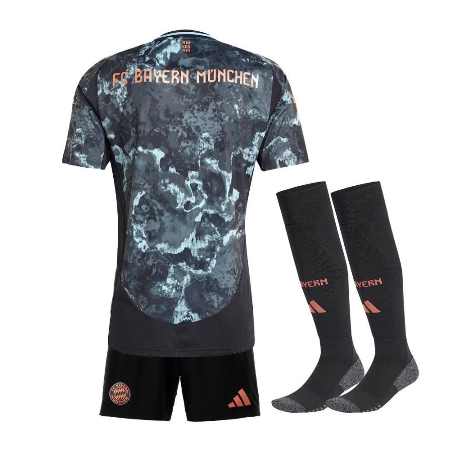 camisola criança Bayern Munich alternativa época dois mil e vinte e quatro dois mil e vinte e cinco