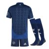 maillot-enfant-manchester-united-exterieur-saison-2024-2025-avec-short camisola criança Manchester United alternativo época 2024 2025 com calção