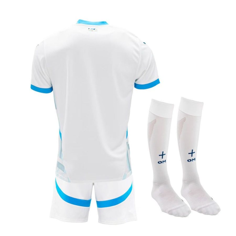 maillot-enfant-olympique-de-marseille-domicile-saison-2024-2025 camisola criança Olympique de Marseille principal temporada 2024 2025