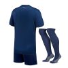 Camisola criança PSG principal temporada 2024 2025 com calções e meias