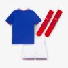 maillot-equipe-de-france-enfant-domicile-saison-deux-mille-vingt-quatre-tenue-officielle camisola equipa de frança criança principal época dois mil e vinte e quatro equipamento oficial