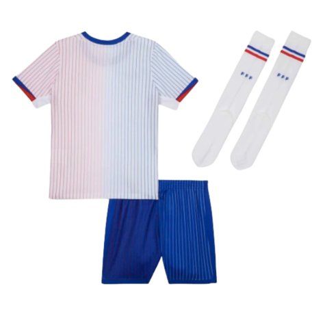 maillot-equipe-de-france-enfant-tenue-exterieure-saison-deux-mille-vingt-quatre camisola equipa de França criança equipamento alternativa época dois mil e vinte e quatro