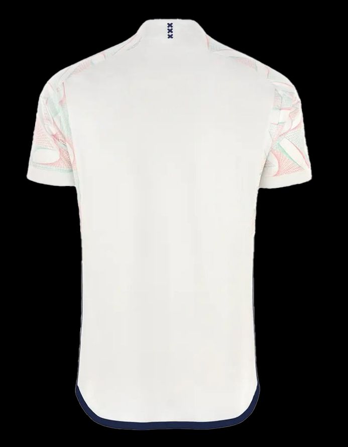 maillot-exterieur-ajax-amsterdam-saison-2023-2024-tenue-officielle-de-football Camisola Alternativa Ajax Amsterdão época 2023 2024 equipamento oficial de futebol