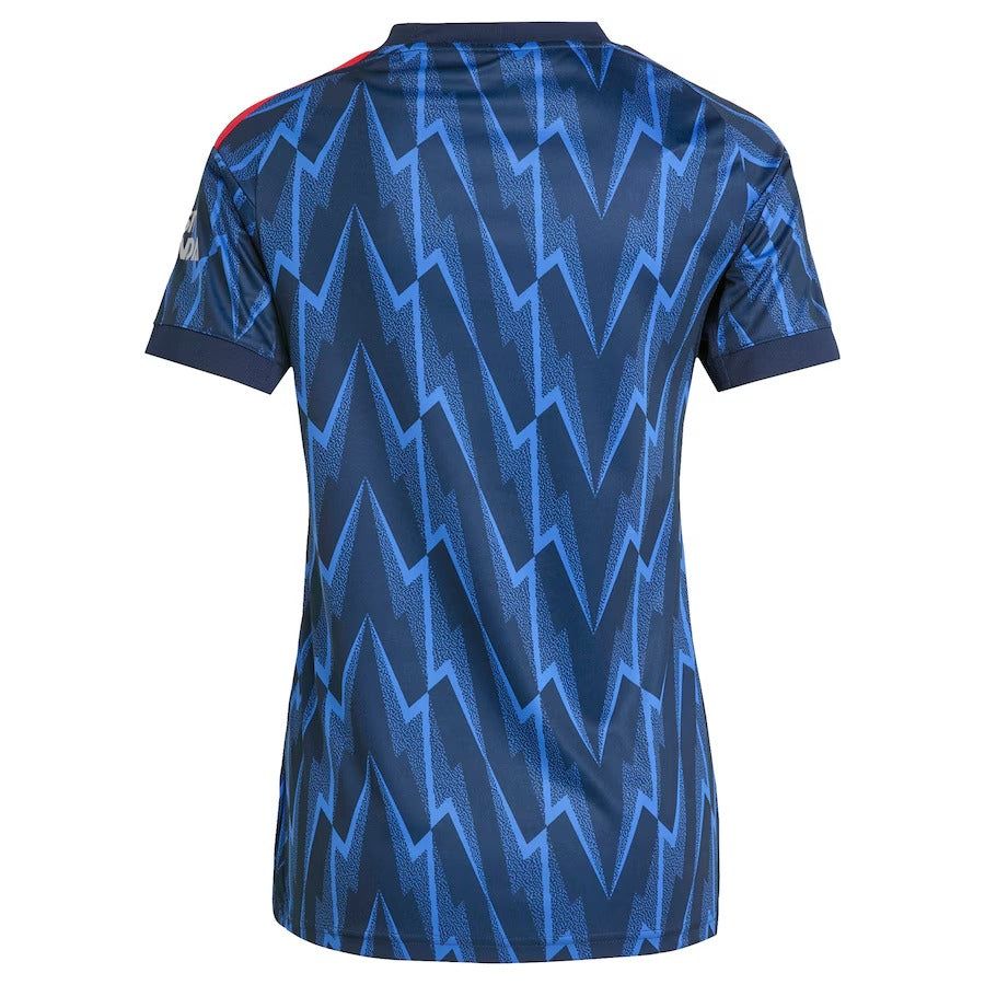 maillot-exterieur-arsenal-femme-saison-2025-2026-tenue-officielle Camisola alternativa Arsenal mulher temporada 2025 2026 equipamento oficial