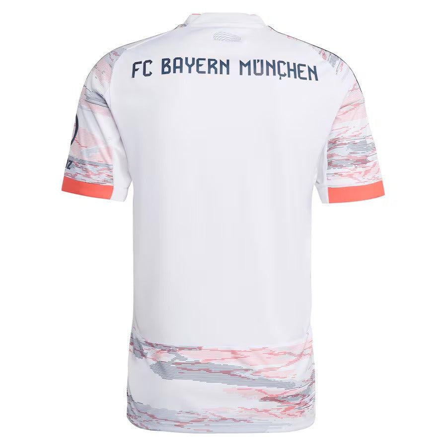 maillot-exterieur-bayern-munich-saison-deux-mille-vingt-cinq-deux-mille-vingt-six-tenue-officielle camisola alternativa Bayern Munich época dois mil e vinte e cinco dois mil e vinte e seis equipamento oficial