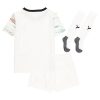 maillot-exterieur-enfant-portugal-2025-tenue-football-rouge-et-vert camisola alternativa criança Portugal 2025 equipamento futebol vermelho e verde