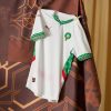maillot-exterieur-equipe-du-maroc-saison-2024-2025-rouge-et-vert camisola alternativa equipa de Marrocos temporada 2024 2025 vermelha e verde