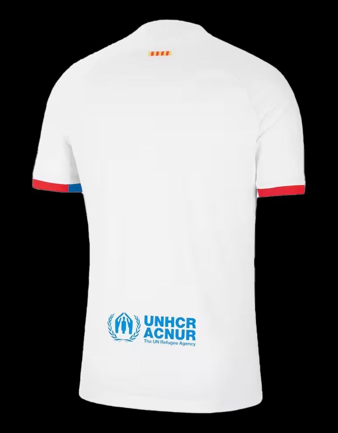 maillot-exterieur-fc-barcelone-saison-2023-2024-tenue-officielle-blaugrana camisola alternativa FC Barcelona época 2023 2024 equipamento oficial blaugrana