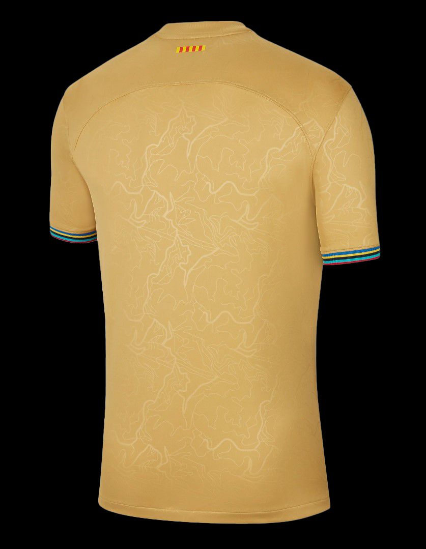 camisola alternativa FC Barcelona época dois mil vinte e dois dois mil vinte e três