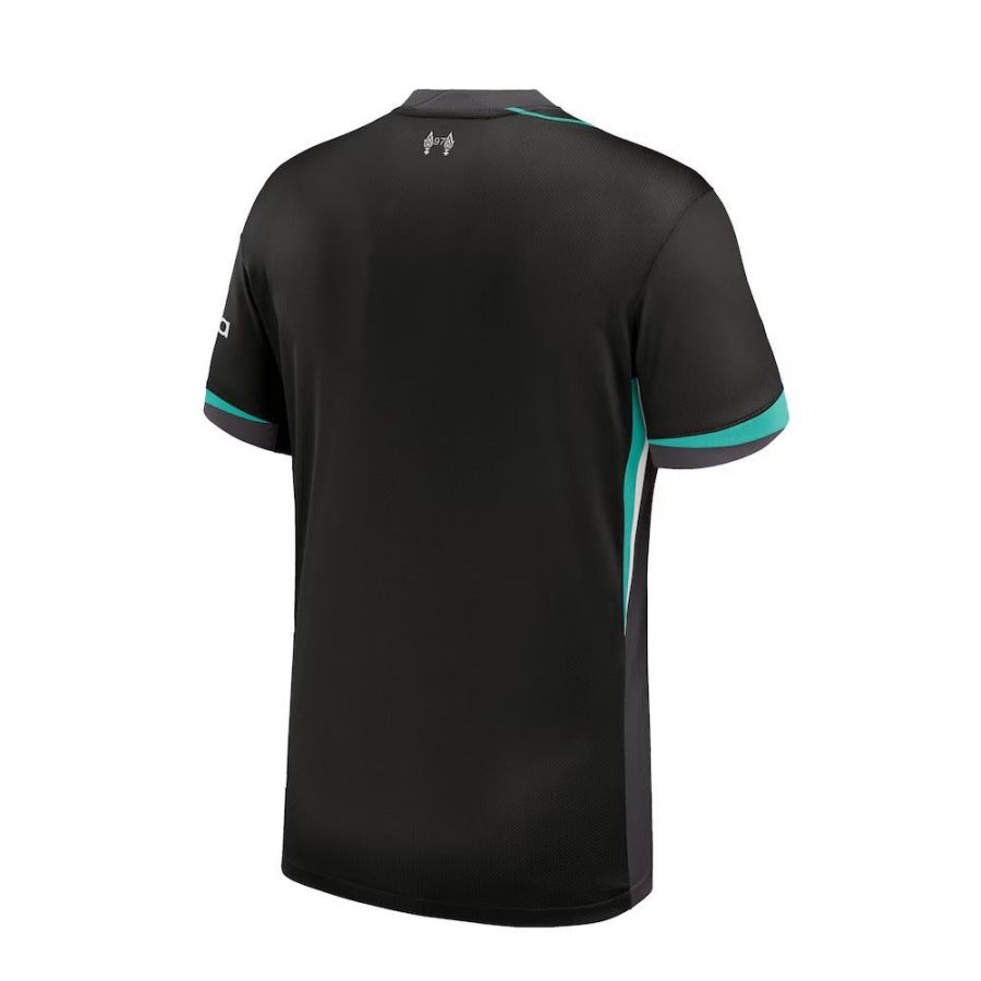 maillot-exterieur-liverpool-saison-2024-2025-tenue-officielle-rouge-blanc Camisola alternativa Liverpool época 2024 2025 equipamento oficial vermelho branco