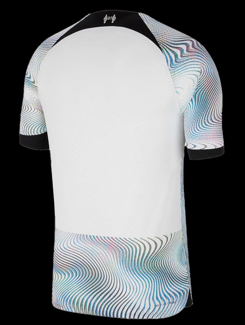 maillot-exterieur-liverpool-saison-deux-mille-vingt-deux-deux-mille-vingt-trois camisola alternativa Liverpool época 2022-2023