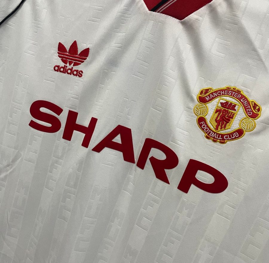 Camisola alternativa Manchester United época 1988 1989