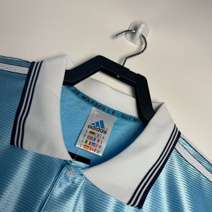 maillot-exterieur-olympique-de-marseille-saison-1998-1999 camisola alternativa Olympique de Marseille temporada 1998 1999