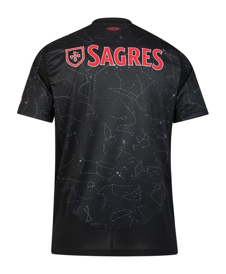 maillot-exterieur-sl-benfica-saison-2024-2025-tenue-officielle Camisola alternativa SL Benfica época 2024 2025 equipamento oficial