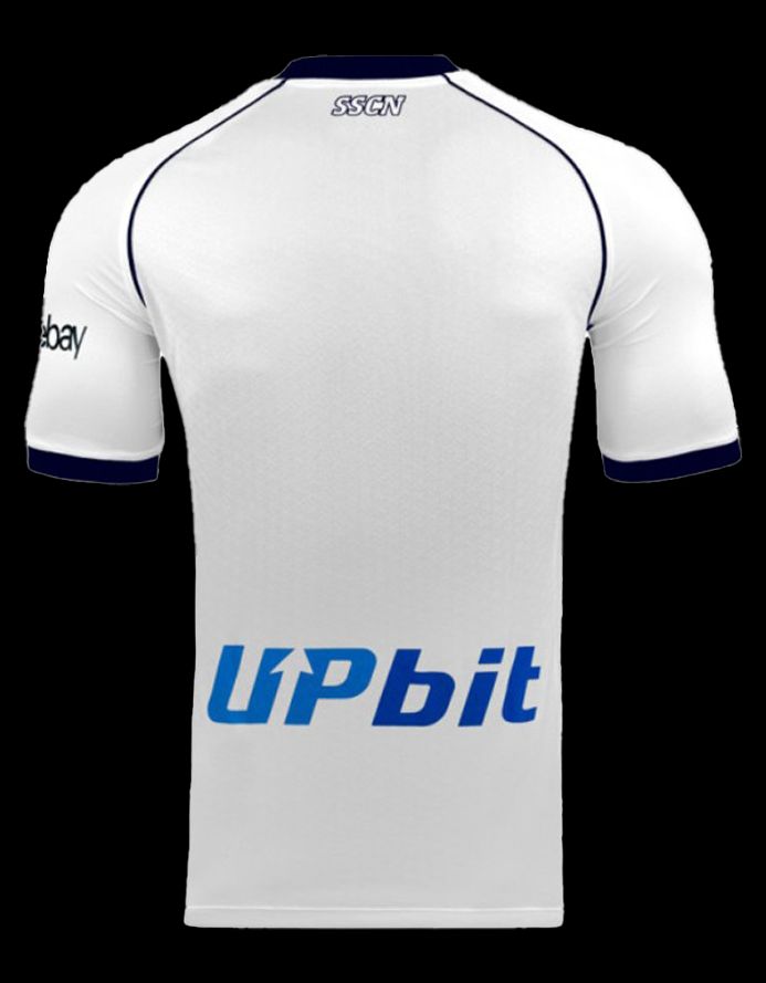 maillot-exterieur-ssc-napoli-saison-2023-2024-tenue-officielle-football camisola alternativa SSC Napoli época 2023 2024 equipamento oficial de futebol