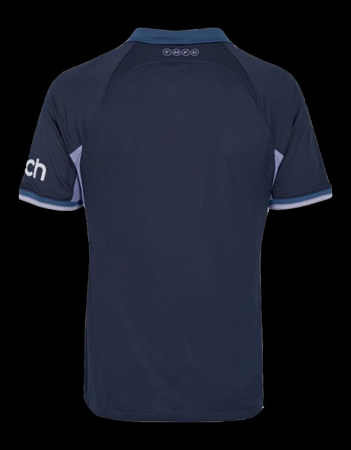 maillot-exterieur-tottenham-hotspur-saison-deux-mille-vingt-trois-deux-mille-vingt-quatre-blanc-et-bleu-marine Camisola alternativa Tottenham Hotspur época dois mil e vinte e três dois mil e vinte e quatro branco e azul-marinho