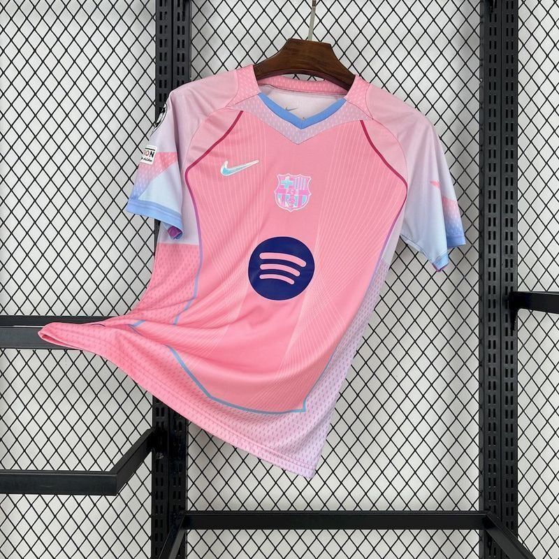 CAMISOLA FC BARCELONA EDIÇÃO ROSA 20252026