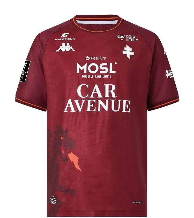 camisola fc metz principal 20252026
