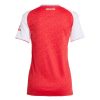 maillot-femme-arsenal-domicile-saison-2025-2026-rouge-et-blanc camisola mulher Arsenal principal época 2025 2026 vermelha e branca