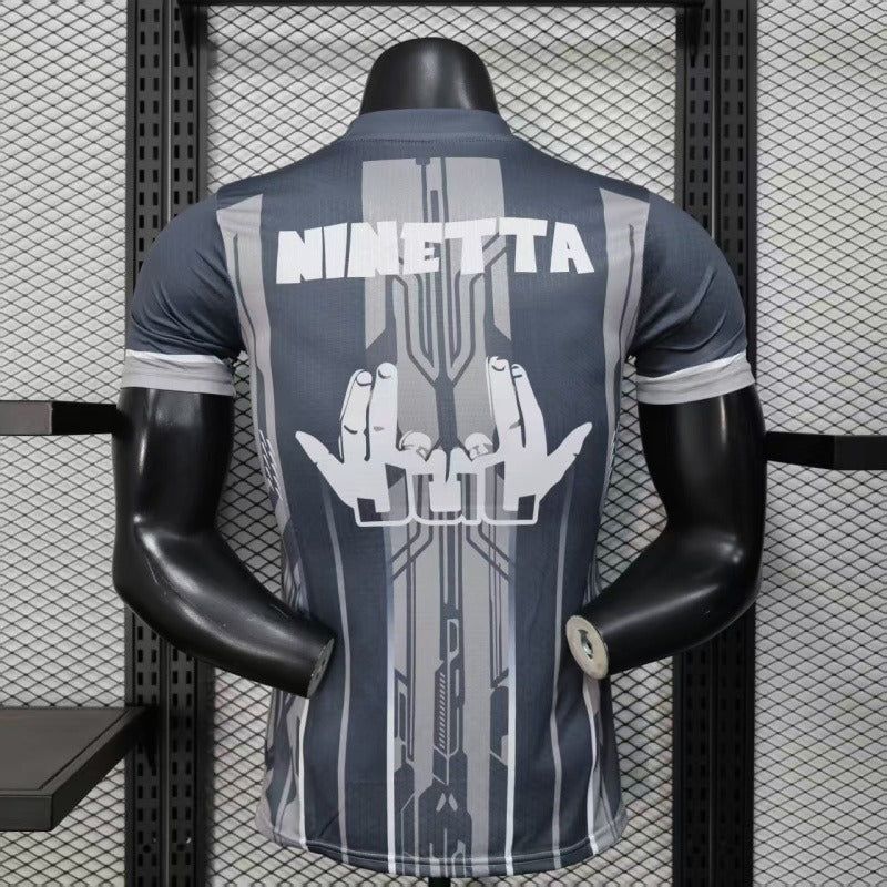 maillot-gris-olympique-de-marseille-collaboration-jul-saison-2025-2026 camisola cinzenta Olympique de Marseille colaboração Jul época 2025/2026