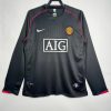 MAILLOT MANCHESTER UNITED MANCHES LONGUES EXTERIEUR 20072008