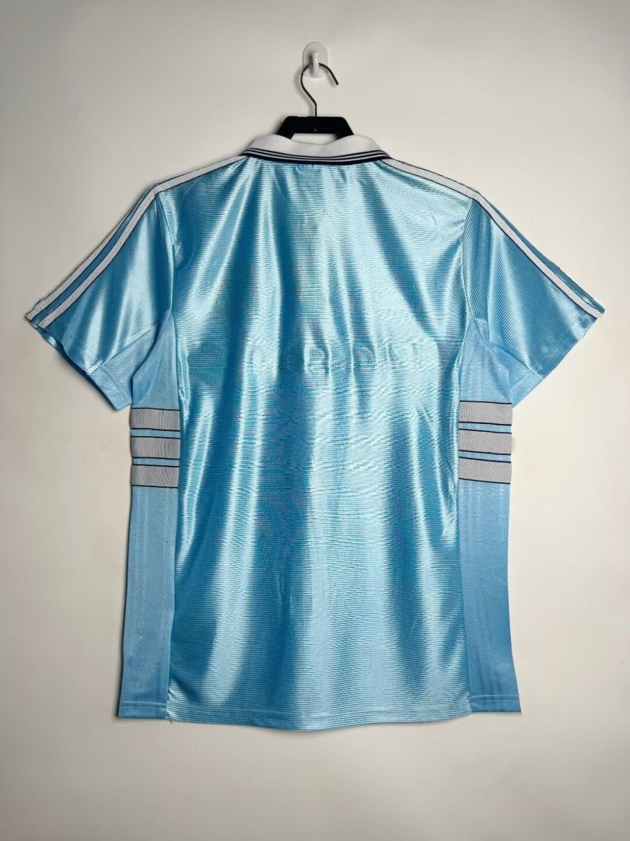 maillot-om-vintage-exterieur-bleu-et-blanc-1998-1999 camisola OM vintage alternativa azul e branco 1998 1999