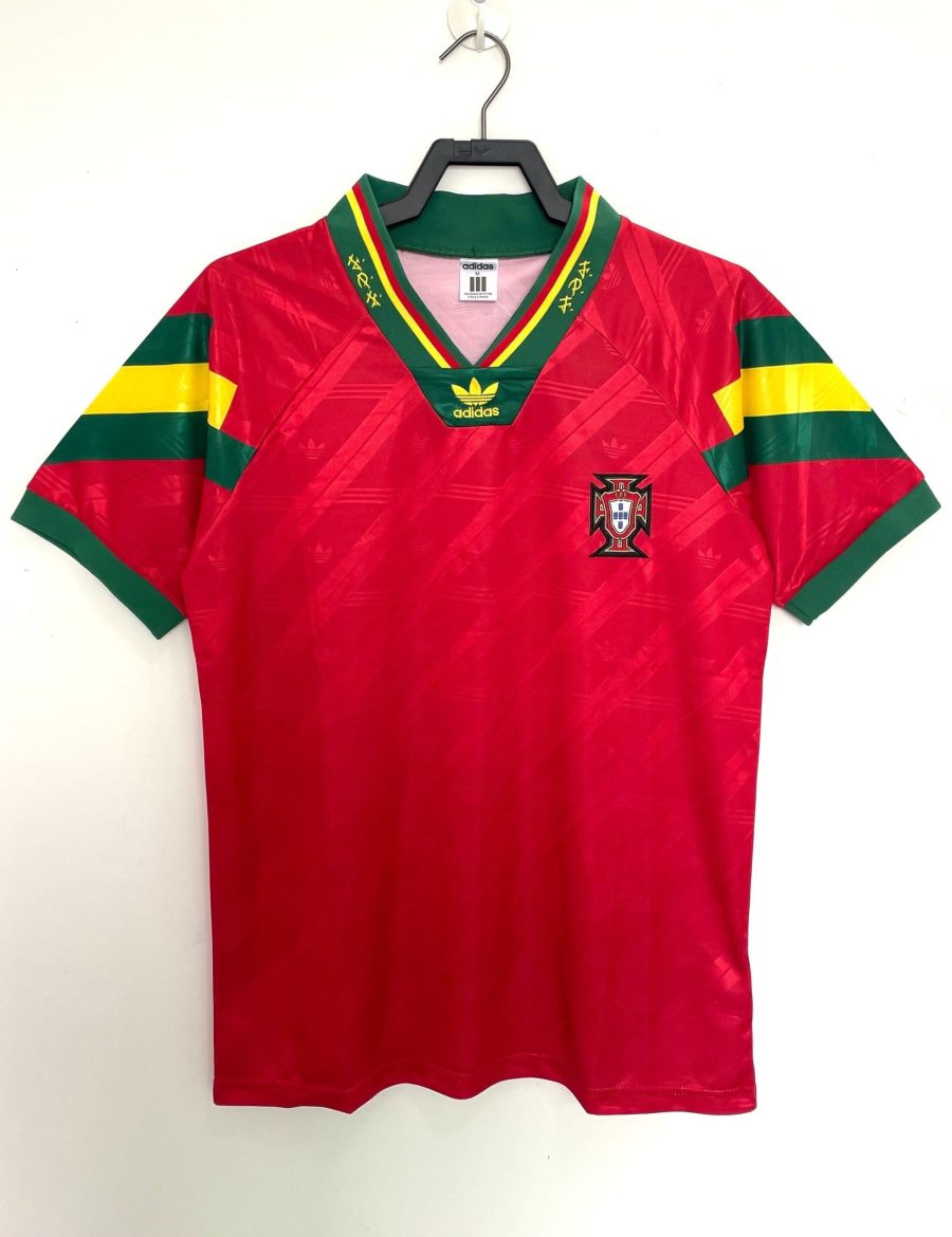 maillot-portugal-domicile-1992 CAMISOLA PORTUGAL PRINCIPAL 1992