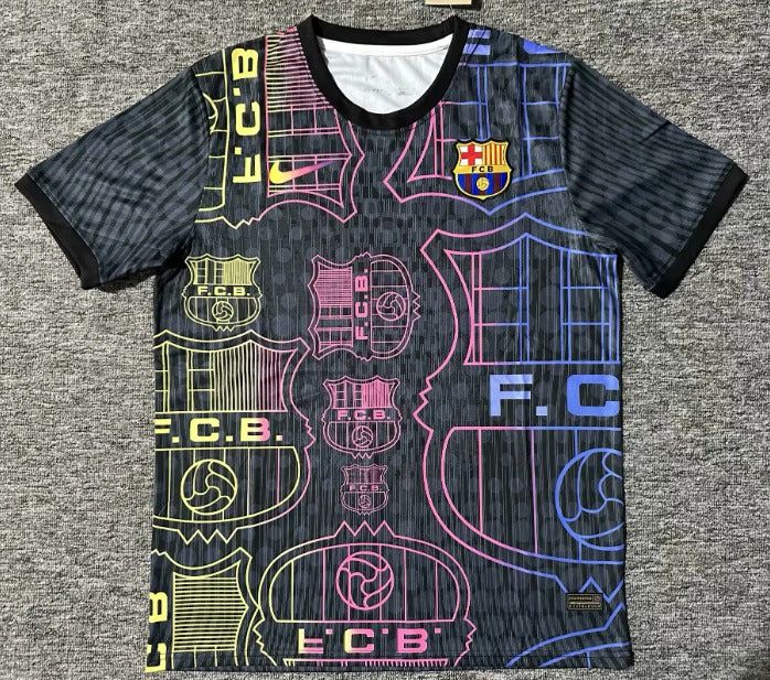 maillot-pre-match-fc-barcelona-saison-2025-2026-entrainement-officiel Camisola pré-jogo FC Barcelona temporada 2025 2026 treino oficial
