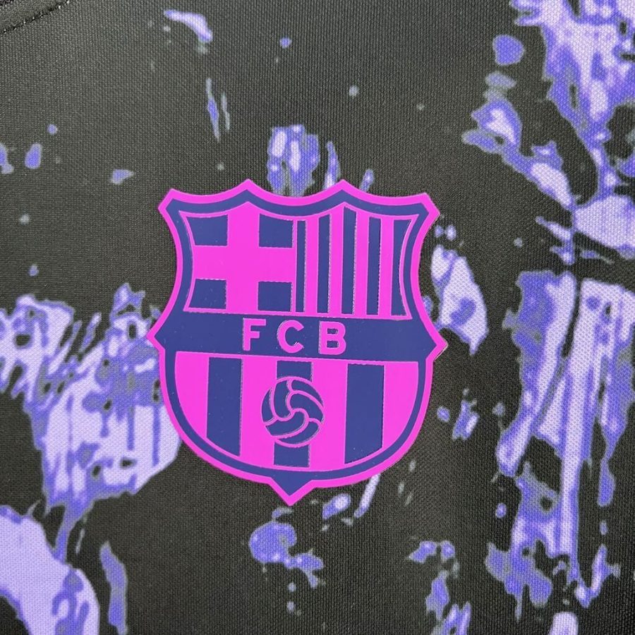 Camisola pré-jogo FC Barcelona época 2025 2026 equipamento de aquecimento