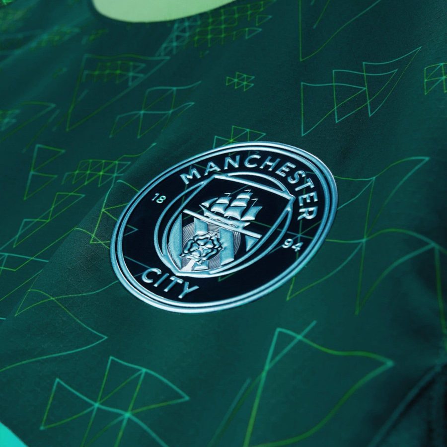 Camisola quarta equipamento Manchester City época dois mil vinte e cinco dois mil vinte e seis