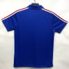 camisola retro azul dos Bleus futebol com emblema França