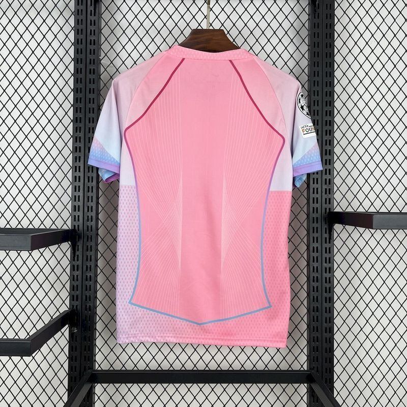Camisola rosa do FC Barcelona época 2025 2026 equipamento oficial de adepto