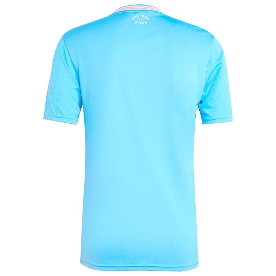 maillot-third-inter-miami-saison-2025-tenue-exterieure-rose-noir-adidas camisola third Inter Miami época 2025 equipamento alternativo rosa preto adidas